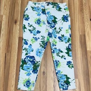 ROZ &ALI flower print  pants size 16